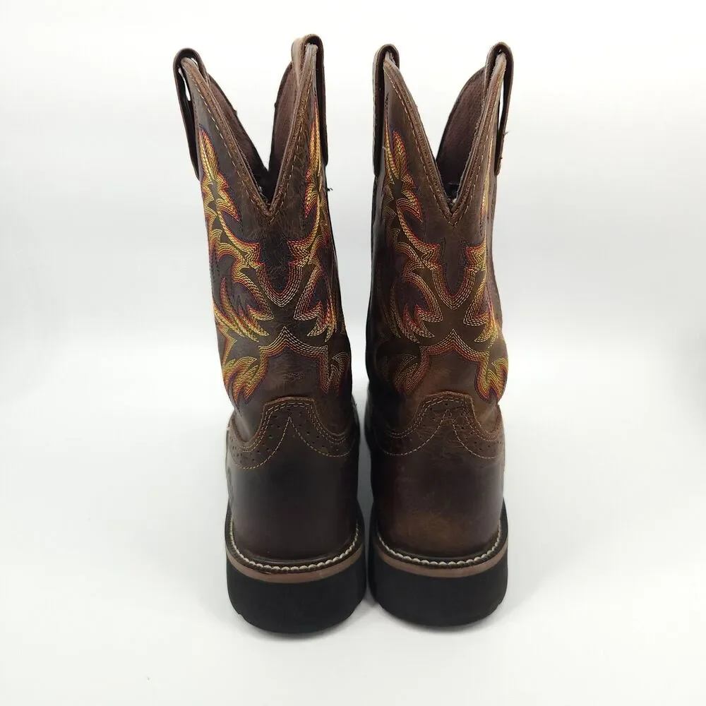 Justin’s Stampede Installer Work Boot Men Size 10.5 D WK4694